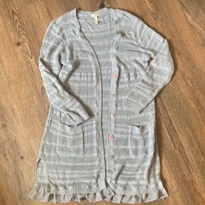 Grey Matilda Jane Duster Sweater